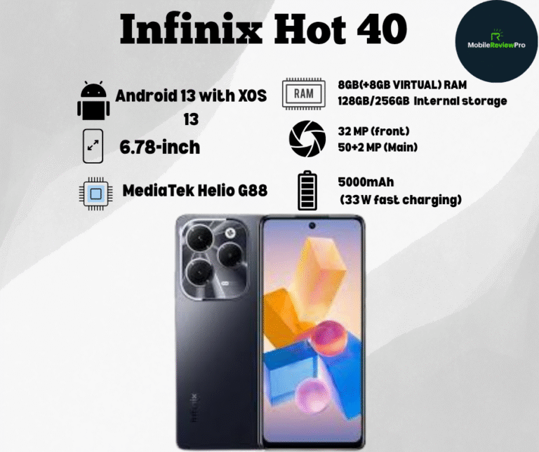 Infinix Hot 40 Price in Pakistan Infinix Hot 40 Full Specification Infinix Hot 40 Full Review