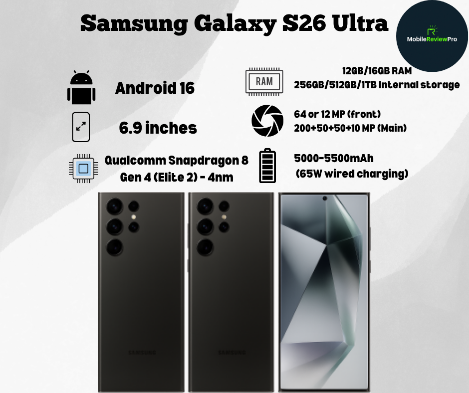 Samsung Galaxy S26 Ultra full spacefication Samsung Galaxy S26 Ultra Price in Pakistan