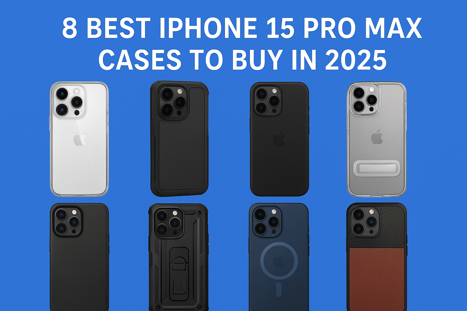 8 Best iPhone 16 pro Cases 2025